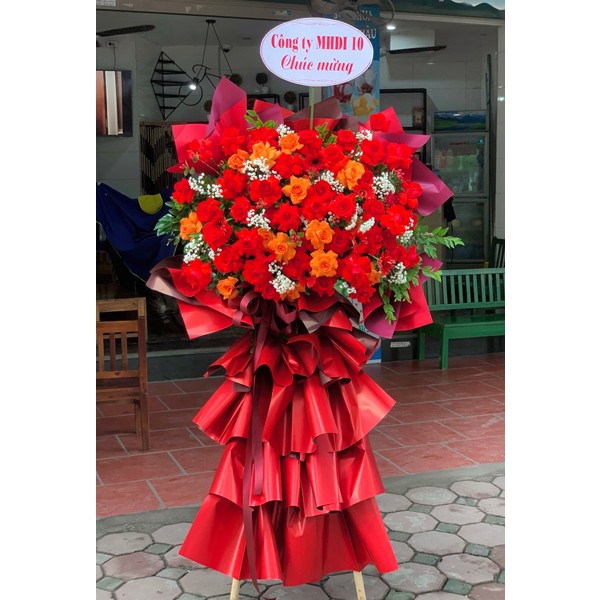 Hoa khai trương